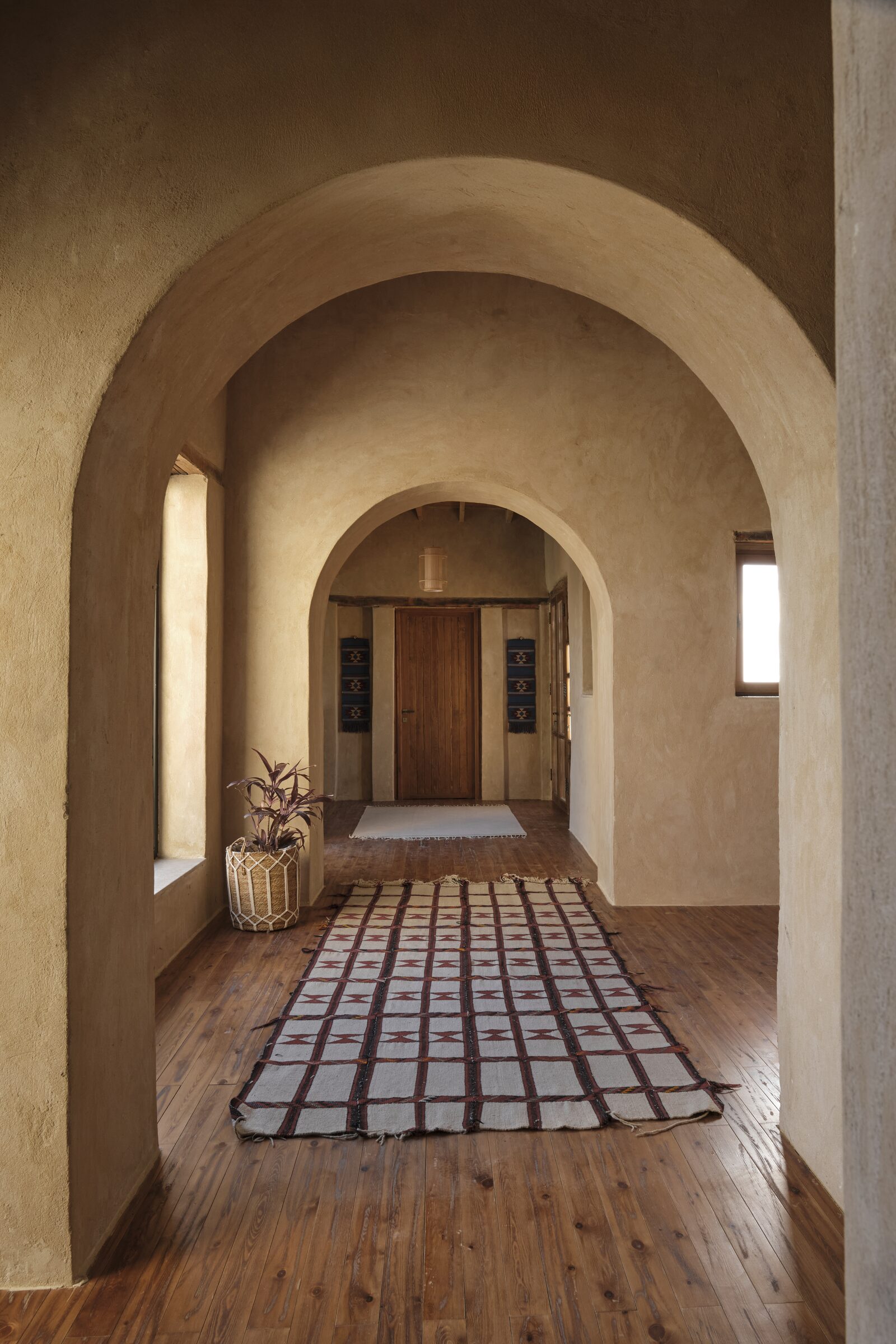 Lake Siwa at dawn, flat as a mirror